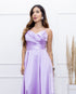 VESTIDO ALCINHA DRAPEADO RODADO VESTIDO DE FESTA PETRA FINA